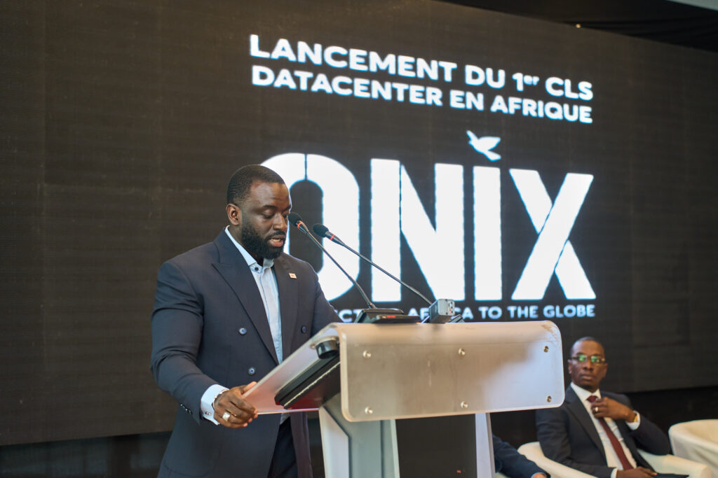 Mamadou Kebe - Onix Managing Director speaking at Onix Data Centre Senegal Launch